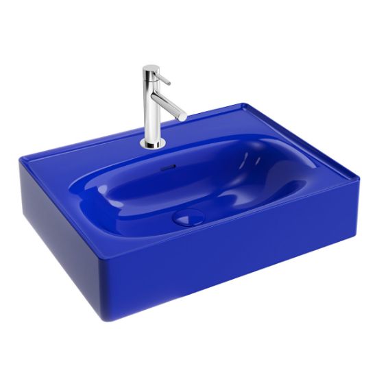 Image de Equal Lavabo ( rond bleu )