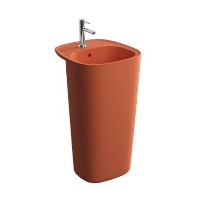 Image de Plural Monobloc lavabo (Terre Rouge mat)