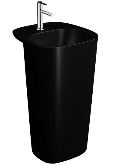 Image de Plural Monobloc lavabo (Noir mat)