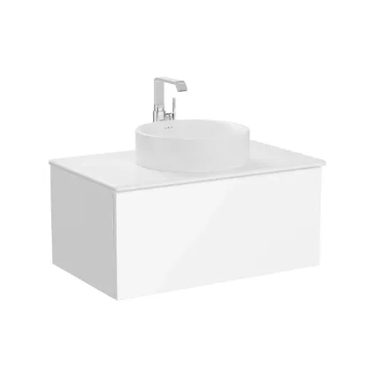 Image de Metropole Pure Meuble Lavabo 80 (blanc brillant)