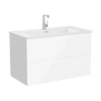 Image de Metropole Pure Meuble Lavabo 100 (Blanc brillant)