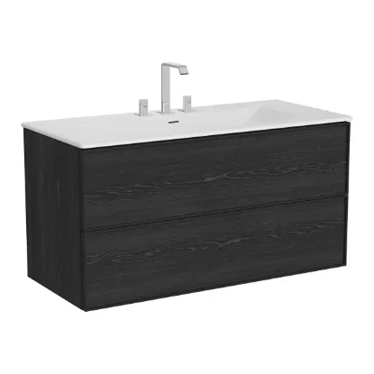 Image de Metropole Edge Meuble Lavabo 120 (Noir)