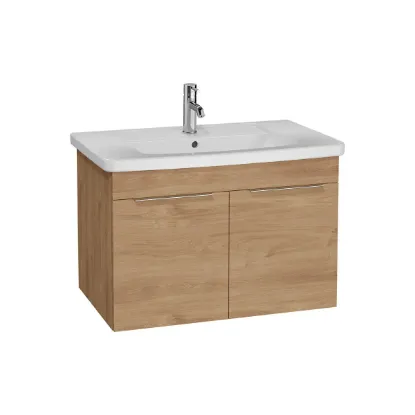 Image de Quadrum Meuble Lavabo 80 (Chêne doré)