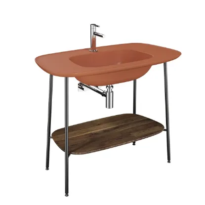 Image de Plural Meuble Lavabo 100 (Terra Rossa mat)