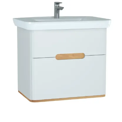 Image de Sento Meuble Lavabo 80 (Blanc mat)