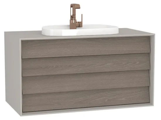 Image de Frame Meuble Lavabo 100 (Beige mat)