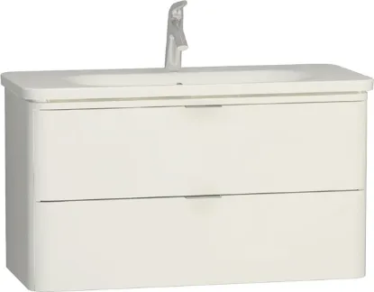 Image de Nest Trendy Meuble Lavabo 100 (Blanc brillant)