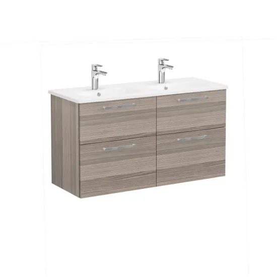 Image de Root Meuble Lavabo 120 (Mélaminé chêne gris)