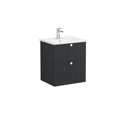 Image de Root Groove Meuble Lavabo 60 (Noir) 