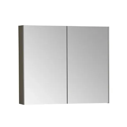 Image de Basis Meuble à miroir 80 (Gris chrome)