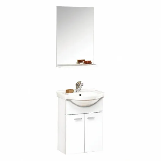 Image de Orka Soma 45 Cm Mini Beyaz Banyo Dolabı Takımı