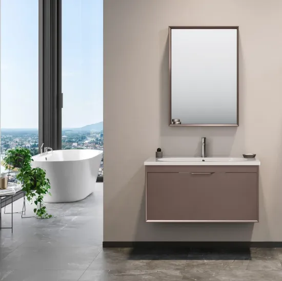 Image de Orka Clay 100 cm Banyo Dolabı Takımı, Toprak