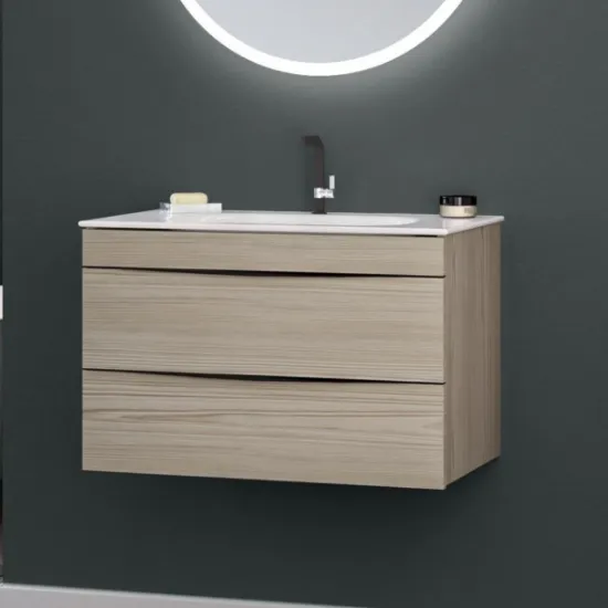 Image de Orka Vento 80 Cm Glassgow Banyo Dolabı Takımı