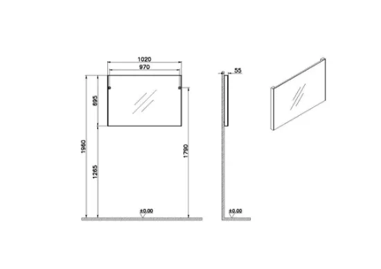 Image de Basis Miroirs simples 100