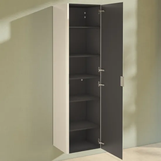 Image de Nest Trendy Armoire haute 45 (Blanc brillant)