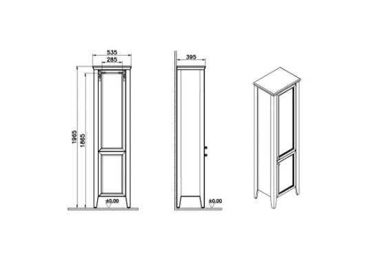 Image de Valarte Neo Armoire haute 55 (Vert)