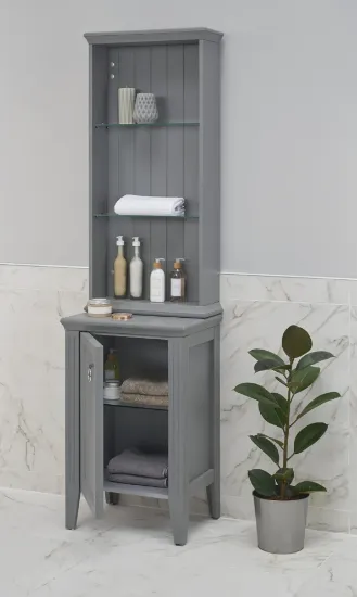 Image de Valarte Vitrine ouverte 55 (Gris mat)