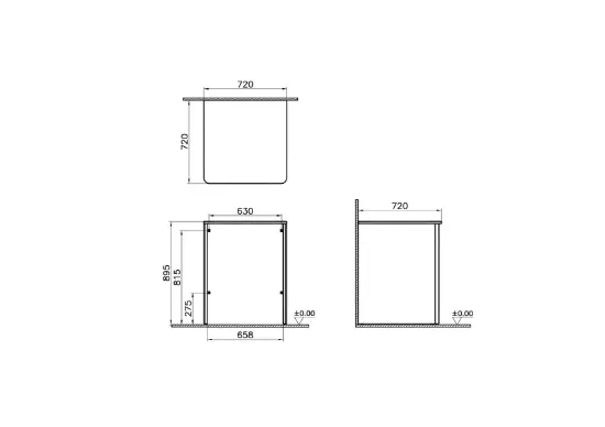 Image de Sento unité lave-linge 105 (Gris clair mat)