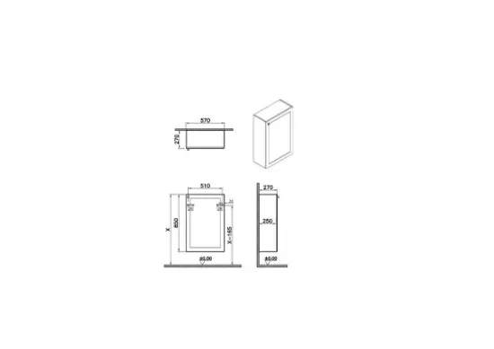 Image de Root Classic Unité basse 55 (Graphite mat)