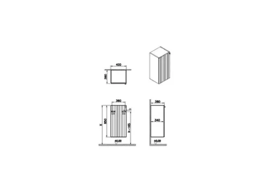 Image de Root Groove Unité basse 40 (Blanc mat)