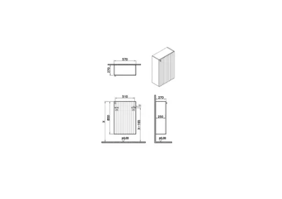 Image de Root Groove Unité basse 55 (Vert sauge mat)