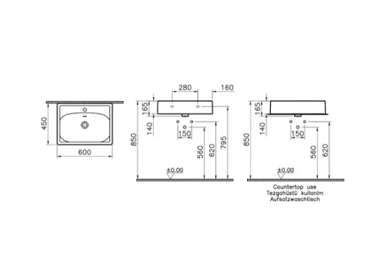 Image de Equal Lavabo ( rond bleu )