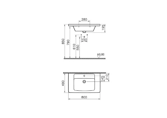 Image de Form 300 Lavabo (Blanc)