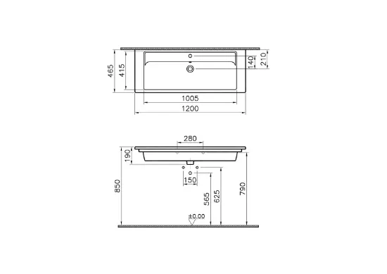 Image de Integra Vanity Basin (Blanc)