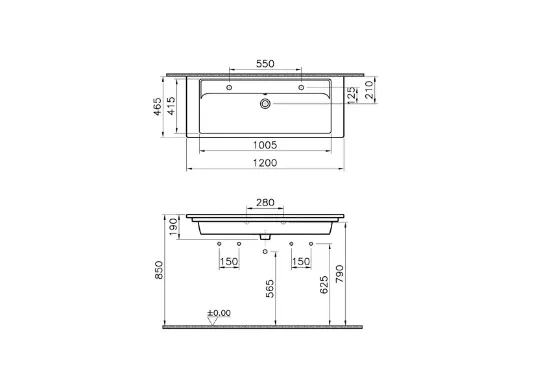 Image de Integra Vanity lavabo 