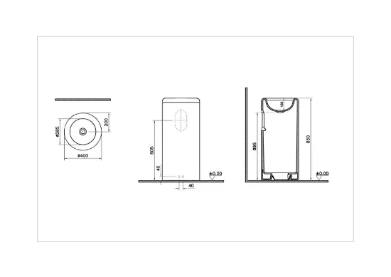 Image de Liquid Monobloc lavabo (Blanc)