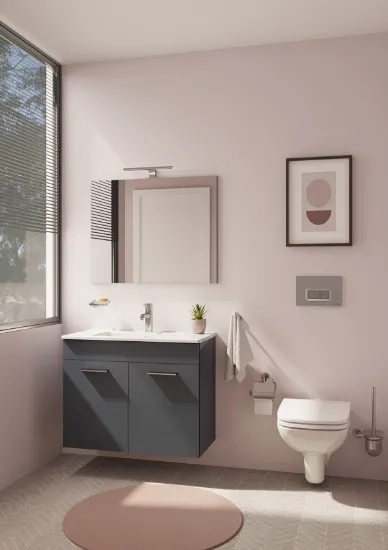 Image de Mia lavabo 60 (Blanc) 