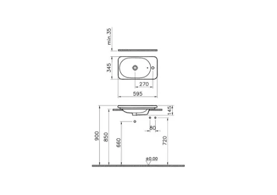 Image de Nest lavabo (Blanc)