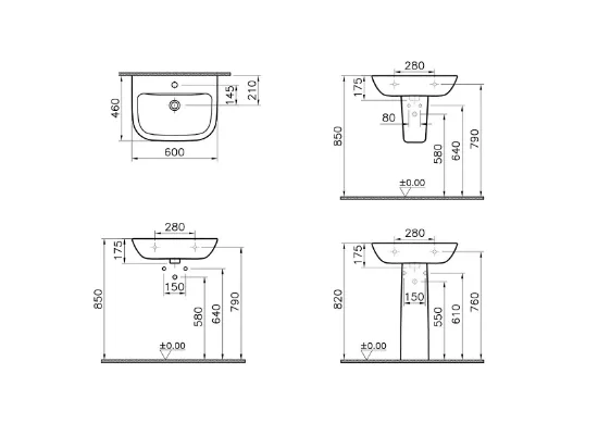 Image de S20 Lavabo 60 (Blanc)