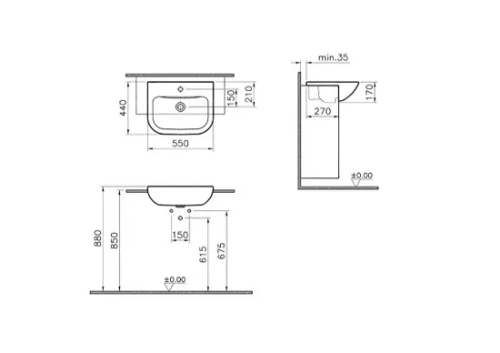 Image de S20 Lavabo (Semi-encastré)