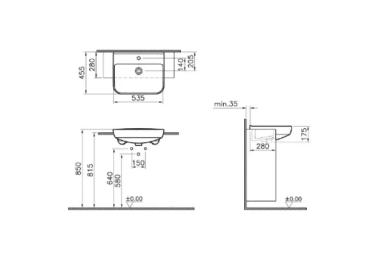 Image de Sento Lavabo (Semi-encastré)