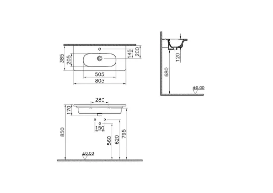 Image de Zentrum lavabo 