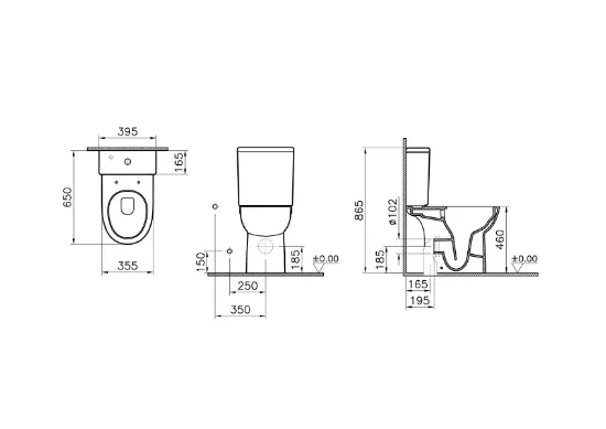 Image de Pack WC Conforma 65 (Blanc)