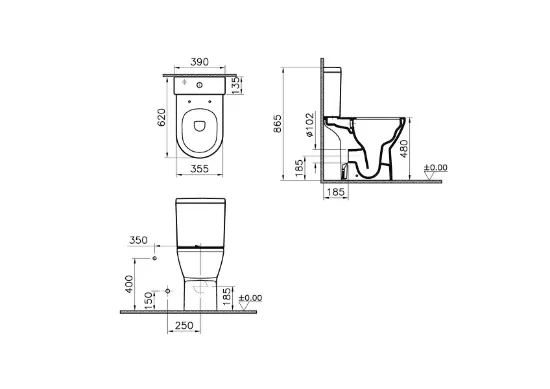 Image de Pack WC Integra 62 (Blanc)