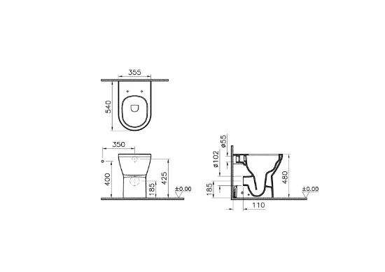 Image de WC Integra 54 (Blanc)