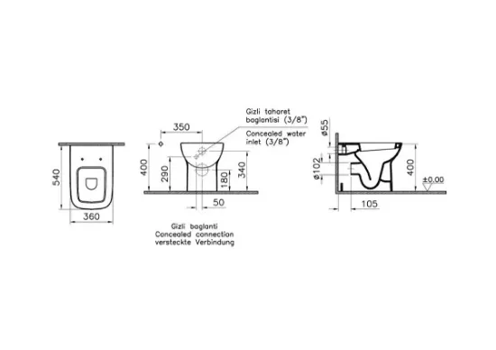 Image de WC S20 54 (Blanc)