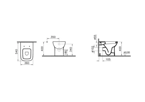 Image de WC S20 54 (Blanc)