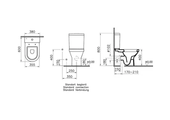 Image de Pack WC S50 60 (Blanc)