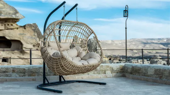 Image de Bamboo Rattan Çift Kişilik Salıncak