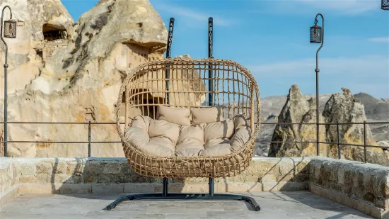 Image de Bamboo Rattan Çift Kişilik Salıncak