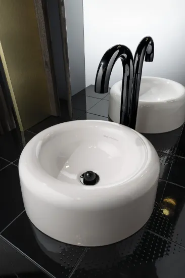 Image de Liquid Mitigeur de lavabo(Noir brillant)