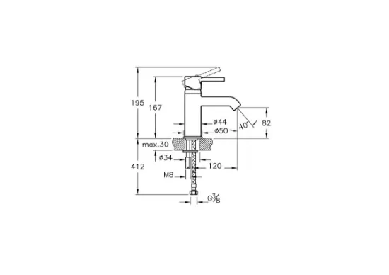 Image de Minimax S Mitigeurs lavabo (Chromé)