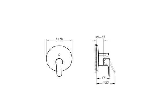 Image de Root Round Ankastre Banyo Bataryası