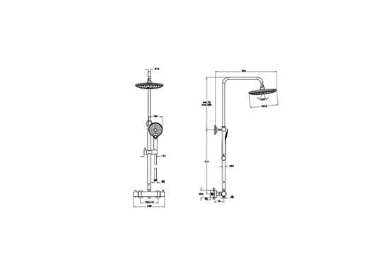 Image de AquaHeat Bliss 240 2F Duş Sistemi