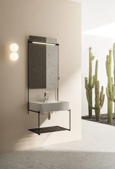 Image de Suit Mitigeur lavabo Side Handle (Chromé)