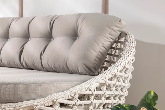 Image de  İsabel Rattan Bahçe Takımı, Gri